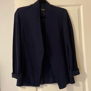 Navy wool blazer